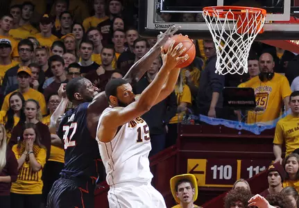 Maurice Walker had his second career double-double in the win over Illinois.