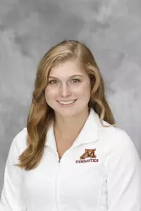 Junior University of Minnesota Gopher gymnast, Kaitlin Rahon