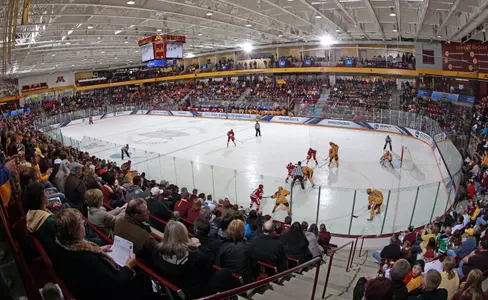 The WCHA Final Faceoff returns to Ridder Arena March 5-6.