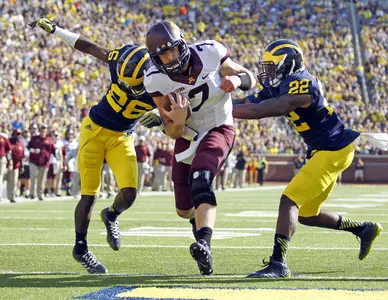 Mitch Leidner and the Gophers will meet Michigan at TCF Bank Stadium at 6 p.m. on Halloween night.