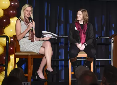 Interim Director of Athletics Beth Goetz will be among those speaking at today's groundbreaking event