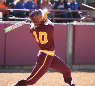 Paige Palkovich hit a home run to left in the Gophers 4-1 victory