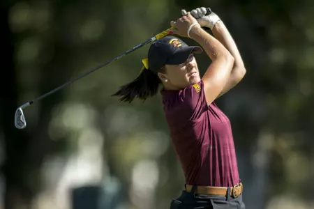 Chicagoland native Heather Ciskowski leads the Gophers at -2 after 36 holes at the Windy City Collegiate Classic.