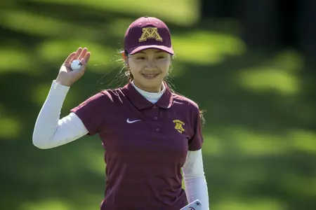Wu had the low Gopher round on Tuesday of one-under-par 71.