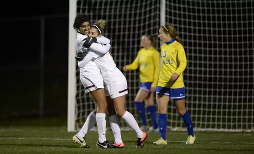 Redshirt Taylor Stainbrook notched two goals and an assist in the opening game of the NCAA tournament at Elizabeth Lyle Robbie Stadium