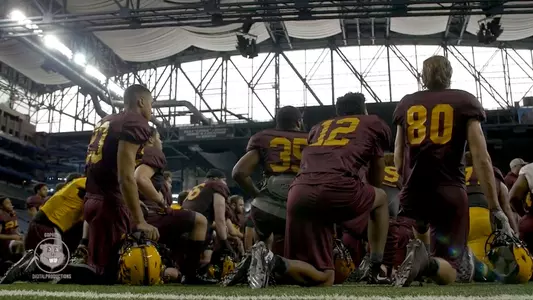 The Gopher Football team enjoyed an eventful weekend in Detroit