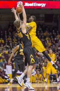Carlos Morris had a team-high 20 points in the last meeting against the Hawkeyes.