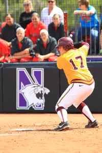 Sara Groenewegen had 14 strikeouts in a shutout win and went 5-for-8 with two home runs at the plate Friday.