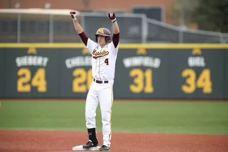 Schaefbauer doubled and scored in the loss.