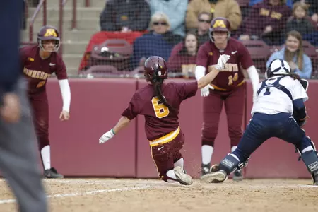 Erika Smyth (left) and Hannah Granger are entering their final season wearing the Maroon and Gold.