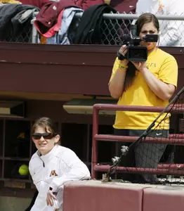 Head coach Jessica Allister and the Gophers are 5-0 this season.