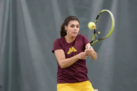Aria Lambert won at the Nos. 1 and 3 singles positions Sunday.