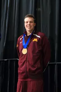 Senior CJ Smith took home the bronze in the 1650 freestyle, and was also Minnesota's Sportsmanship Award Honoree