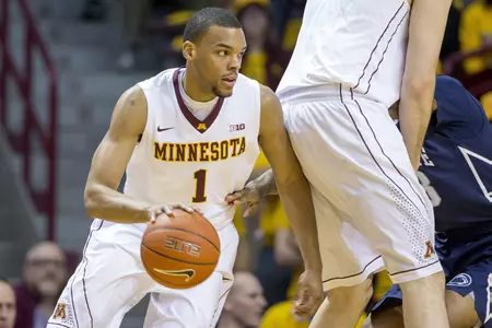 Senior Andre Hollins and the Gophers head to Chicago to compete for a Big Ten Tournament title.
