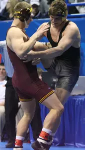 Logan Storley is one win away from advancing to the NCAA semifinals for the fourth time in four years.
