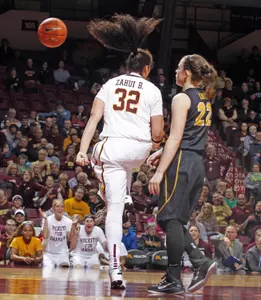 Amanda Zahui B. was named one of four finalist for the Naismith Trophy.