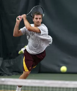 Mathieu Froment clinched the Gopher win with his third-straight win in singles.