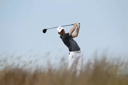 Arnorsson led the Gophers on the first day in Stanford.