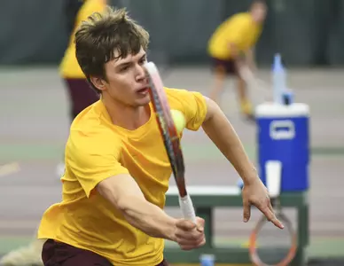 Freshman Matic Spec earned his 20th-career singles win Sunday.