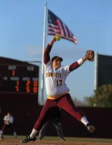 Sara Groenewegen notched a career-best 15 strikeouts.