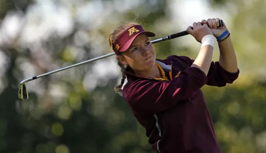 Peronnin had the low round of the day for the Maroon and Gold at two-over-par 74.