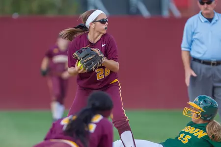 Danielle Parlich has reached base in 38 of 41 games this season.