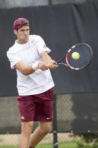 Ruben Weber's win at No. 4 sealed the win for the Gophers.