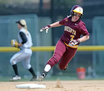 Sam Macken racked up five RBI in the Gophers' win.