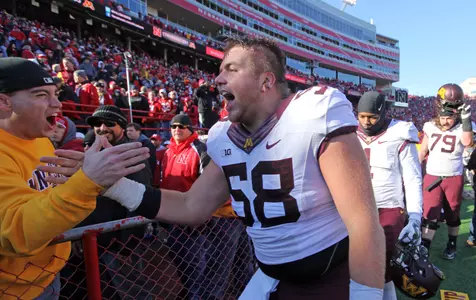 Olson was one of four Gopher seniors recognized.