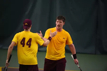 Leandro Toledo won in singles and earned a doubles victory with Felix Corwin.