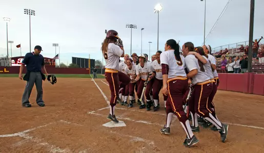 Taylor LeMay hit a three-run home run in the second game of the day.