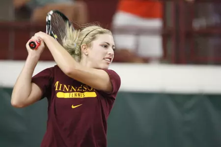Kendall Heitzner was one of five of the Gophers' academic all-conference honorees.