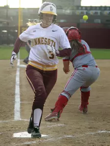 Erica Meyer maintained a 3.98 GPA and hit for a .315 average in 2015.