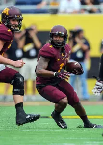 KJ Maye caught 16 passes last year for 298 yards and one touchdown.