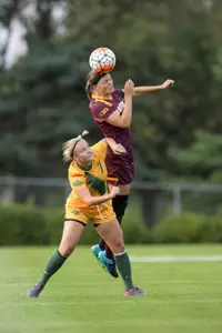 Haley Helverson tallied her first assist of her senior campaign in the 3-0 victory