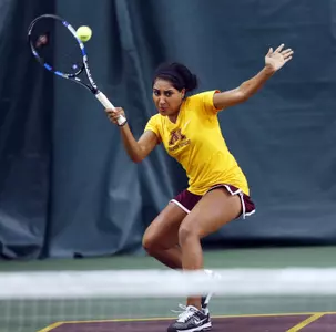 Safdar won both her singles matches in the