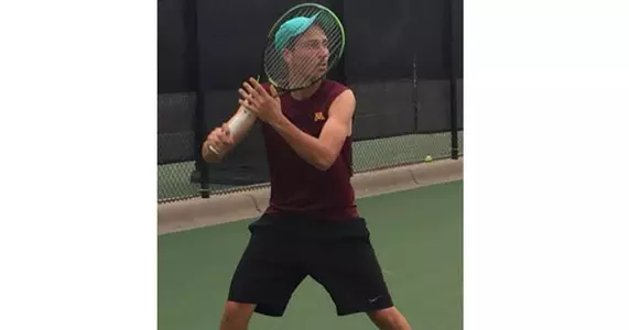 Freshman Justyn Levin won the consolation in his singles draw