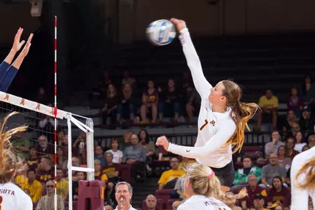 Hannah Tapp and the Gophers are set to compete against the Northwestern Wildcats Wednesday.