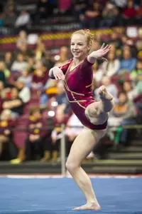 The Gophers defeated Michigan State 195.675-195.275.