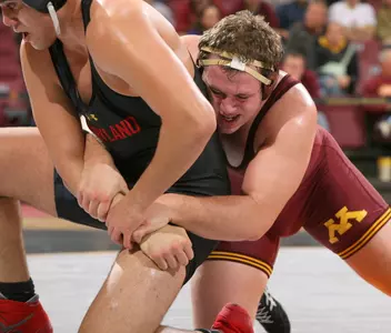 No. 9 Michael Kroells will look to go 2-0 on the weekend road trip when he takes on Brock Horwath on Sunday afternoon.