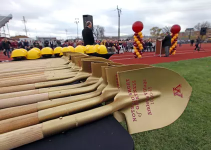 Athletes Village groundbreaking