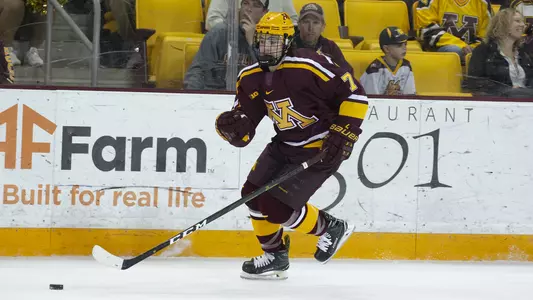 6 Oct 18: The University of Minnesota Golden Gophers play against the University of Minnesota Duluth Bulldogs in a non-conference matchup at AMSOIL Arena in Duluth, MN.