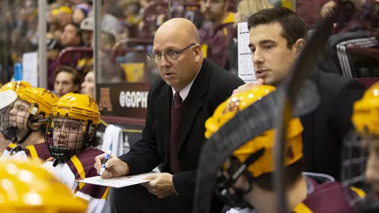 7 Oct 18: The University of Minnesota Golden Gophers host the University of Minnesota Duluth Bulldogs in a non-conference matchup at 3M Arena at Mariucci in Minneapolis, MN.