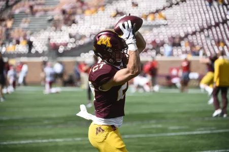 Football vs MIAMI (OH) at TCF Bank Stadium, Sept. 15, 2018.  (Photo/Craig Lassig)