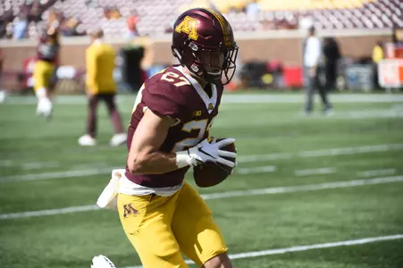 Football vs MIAMI (OH) at TCF Bank Stadium, Sept. 15, 2018.  (Photo/Craig Lassig)