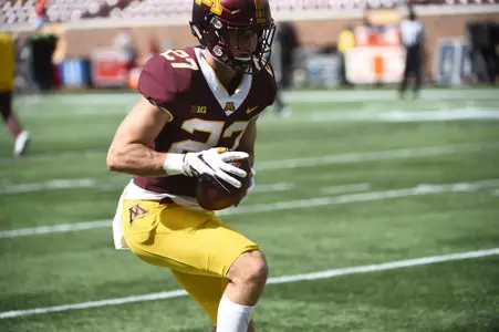 Football vs MIAMI (OH) at TCF Bank Stadium, Sept. 15, 2018.  (Photo/Craig Lassig)