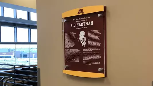 Sid Hartman press box