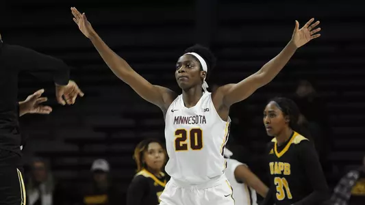 Women's basketball vs Arkansas Pine-Bluff at Williams Arena, Tuesday, November 20, 2018.  (Photo/Craig Lassig)