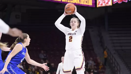 2018 - University of Minnesota Gopher Women Basketball host Air Force