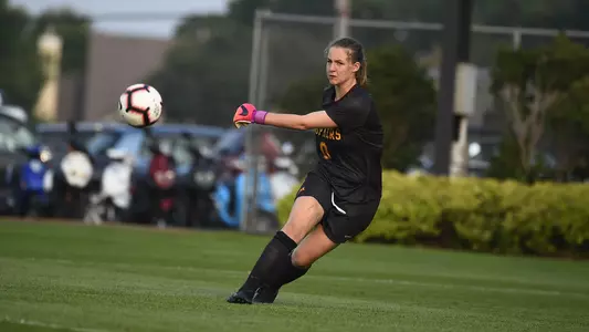 Gopher Women's soccer vs South Dakota State in their preseason finale at Elizabeth Lyle Robbie Stadium on Saturday, Aug. 11, 2018 (Photo/Craig Lassig)